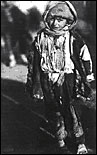 An Armenian refugee boy during deportations